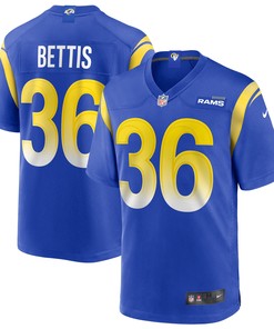 Jerome Bettis Los Angeles Rams Game Retired Player Jersey - Royal Nfl - Robokeg