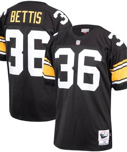 Jerome Bettis Pittsburgh Steelers Mitchell And Ness 1996 Authentic Throwback Retired Player Jersey Black Nfl - Robokeg