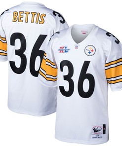 Jerome Bettis Pittsburgh Steelers Mitchell And Ness 2005 Authentic Throwback Retired Player Jersey White Nfl - Robokeg
