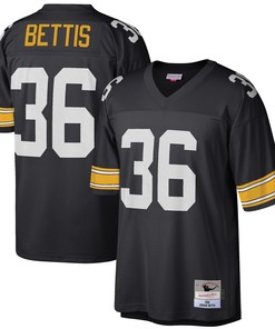 Jerome Bettis Pittsburgh Steelers Mitchell & Ness Big & Tall 1996 Retired Player Replica Jersey - Black Nfl - Robokeg