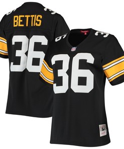 Jerome Bettis Pittsburgh Steelers Mitchell & Ness Womens 1996 Legacy Replica Jersey - Black Nfl - Robokeg