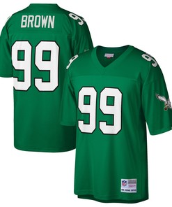 Jerome Brown Philadelphia Eagles Mitchell & Ness Retired Player Legacy Replica Jersey - Midnight Green Nfl - Robokeg