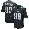 Jerome Brown Philadelphia Eagles Nike Retired Player Game Jersey - Black - Robokeg