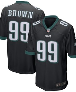 Jerome Brown Philadelphia Eagles Nike Retired Player Game Jersey - Black - Robokeg