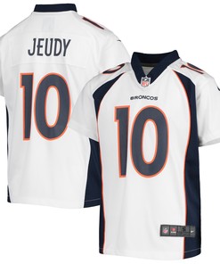 Jerry Jeudy Denver Broncos Game Jersey - White Nfl - Robokeg