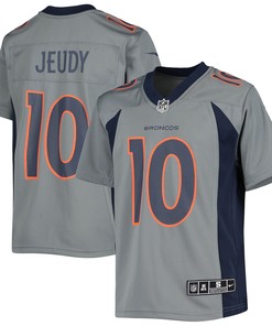 Jerry Jeudy Denver Broncos Inverted Team Game Jersey - Gray Nfl - Robokeg