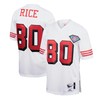 Jerry Rice San Francisco 49ers Mitchell And Ness 1994 Authentic Throwback Retired Player Jersey White Nfl - Robokeg