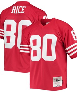 Jerry Rice San Francisco 49ers Mitchell And Ness Legacy Replica Jersey Scarlet Nfl - Robokeg