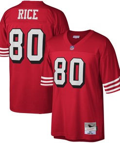 Jerry Rice San Francisco 49ers Mitchell & Ness 1994 Legacy Replica Jersey - Scarlet Nfl - Robokeg
