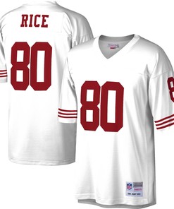 Jerry Rice San Francisco 49ers Mitchell & Ness Legacy Replica Jersey - White Nfl - Robokeg