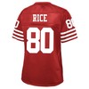 Jerry Rice San Francisco 49ers Nfl Pro Line Womens Retired Player Jersey - Red - Robokeg