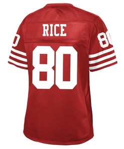 Jerry Rice San Francisco 49ers Nfl Pro Line Womens Retired Player Jersey - Red - Robokeg