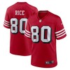 Jerry Rice San Francisco 49ers Retired Alternate Game Jersey Scarlet Nfl - Robokeg