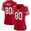 Jerry Rice San Francisco 49ers Womens Retired Player Game Jersey - Scarlet Nfl - Robokeg
