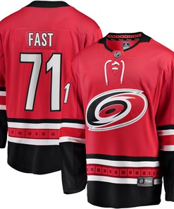 Jesper Fast Carolina Hurricanes Fanatics Branded Home Breakaway Jersey - Red Nhl - Robokeg