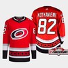 Jesperi Kotkaniemi 82 Carolina Hurricanes Red Jersey 2022-23 Third 25th Anniversary - Robokeg