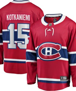 Jesperi Kotkaniemi Montreal Canadiens Fanatics Branded Home Breakaway Player Jersey - Red Nhl - Robokeg