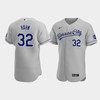 Jesse Hahn 32 Kansas City Royals Gray Road Jersey - Robokeg