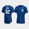 Jesse Hahn 32 Kansas City Royals Team Logo Royal Alternate Jersey - Robokeg