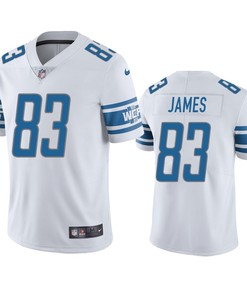 Jesse James Detroit Lions White Vapor Limited Jersey - Robokeg