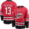Jesse Puljujarvi 13 Carolina Hurricanes Stanley Cup 2023 Playoffs Patch Home Breakaway Men Jersey - Red - Robokeg