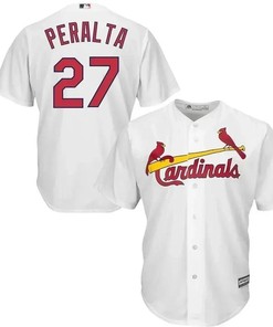 Jhonny Peralta St. Louis Cardinals Official Cool Base Player Jersey - White - Robokeg