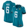 Jihad Ward Jacksonville Jaguars Womens Game Player Jersey - Teal Nfl - Robokeg