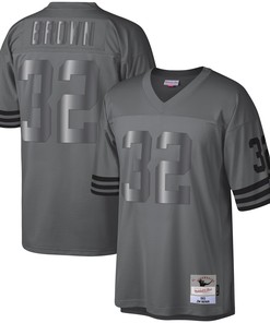 Jim Brown Cleveland Browns Mitchell & Ness 1963 Retired Player Metal Legacy Jersey - Charcoal Nfl - Robokeg