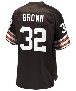 Jim Brown Cleveland Browns Nfl Pro Line Retired Player Jersey - Brown - Robokeg