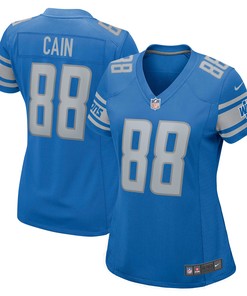 Jim Cain Detroit Lions Womens Retired Player Jersey - Blue Nfl - Robokeg