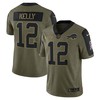 Jim Kelly Buffalo Bills 2021 Salute To Service Retired Player Limited Jersey - Olive Nfl - Robokeg