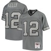 Jim Kelly Buffalo Bills Mitchell & Ness 1990 Retired Player Metal Replica Jersey - Charcoal Nfl - Robokeg