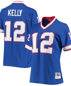 Jim Kelly Buffalo Bills Mitchell & Ness Womens 1990 Legacy Replica Jersey - Royal Nfl - Robokeg