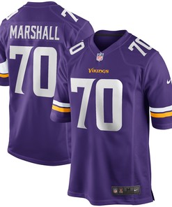 Jim Marshall Minnesota Vikings Game Retired Player Jersey - Purple Nfl - Robokeg