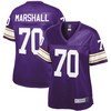 Jim Marshall Minnesota Vikings Nfl Pro Line Womens Retired Player Jersey - Purple Nfl - Robokeg
