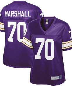 Jim Marshall Minnesota Vikings Nfl Pro Line Womens Retired Player Jersey - Purple Nfl - Robokeg