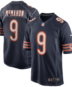 Jim Mcmahon Chicago Bears Game Retired Player Jersey - Navy Nfl - Robokeg
