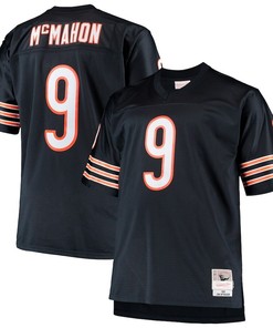 Jim Mcmahon Chicago Bears Mitchell & Ness Big & Tall 1985 Retired Player Replica Jersey - Navy - Robokeg