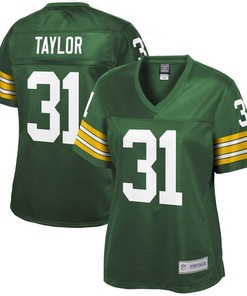 Jim Taylor Green Bay Packers Nfl Pro Line Womens Retired Player Jersey - Green - Robokeg