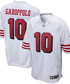 Jimmy Garoppolo San Francisco 49ers Alternate Game Jersey White Nfl - Robokeg