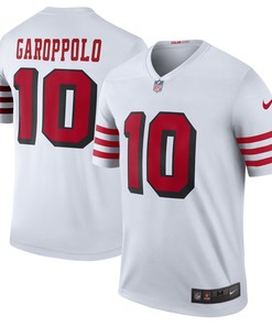 Jimmy Garoppolo San Francisco 49ers Color Rush Legend Player Jersey - White Nfl - Robokeg