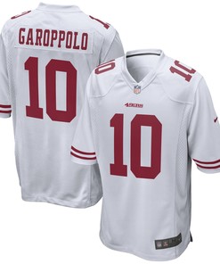 Jimmy Garoppolo San Francisco 49ers Game Jersey - White Nfl - Robokeg
