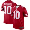Jimmy Garoppolo San Francisco 49ers Legend Jersey - Scarlet Nfl - Robokeg