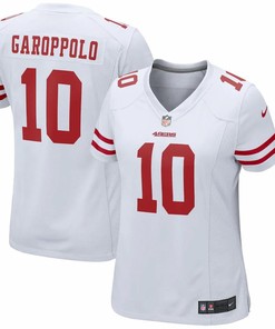 Jimmy Garoppolo San Francisco 49ers Nike Womens Team Color Game Jersey - White - Robokeg