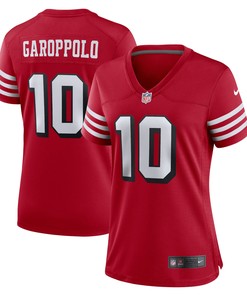 Jimmy Garoppolo San Francisco 49ers Womens Alternate Game Jersey - Red Nfl - Robokeg