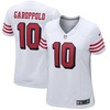 Jimmy Garoppolo San Francisco 49ers Womens Alternate Game Player Jersey White Nfl - Robokeg