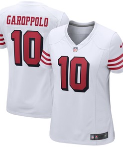 Jimmy Garoppolo San Francisco 49ers Womens Alternate Game Player Jersey White Nfl - Robokeg