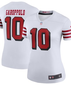 Jimmy Garoppolo San Francisco 49ers Womens Color Rush Legend Player Jersey - White Nfl - Robokeg