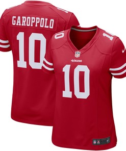 Jimmy Garoppolo San Francisco 49ers Womens Game Player Jersey - Scarlet Nfl - Robokeg