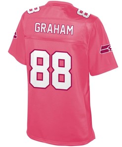 Jimmy Graham Seattle Seahawks Nfl Pro Line Womens Fashion Jersey - Pink - Robokeg